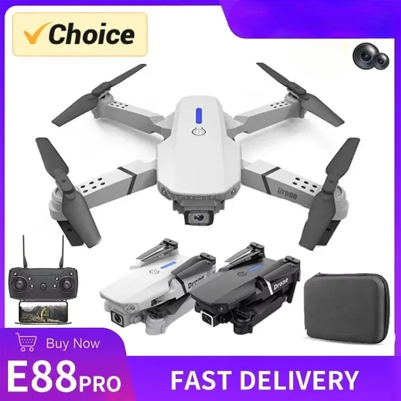 2026 New E88 Pro WIFI FPV Dron - Drone Rc E88 Pro recension och pris