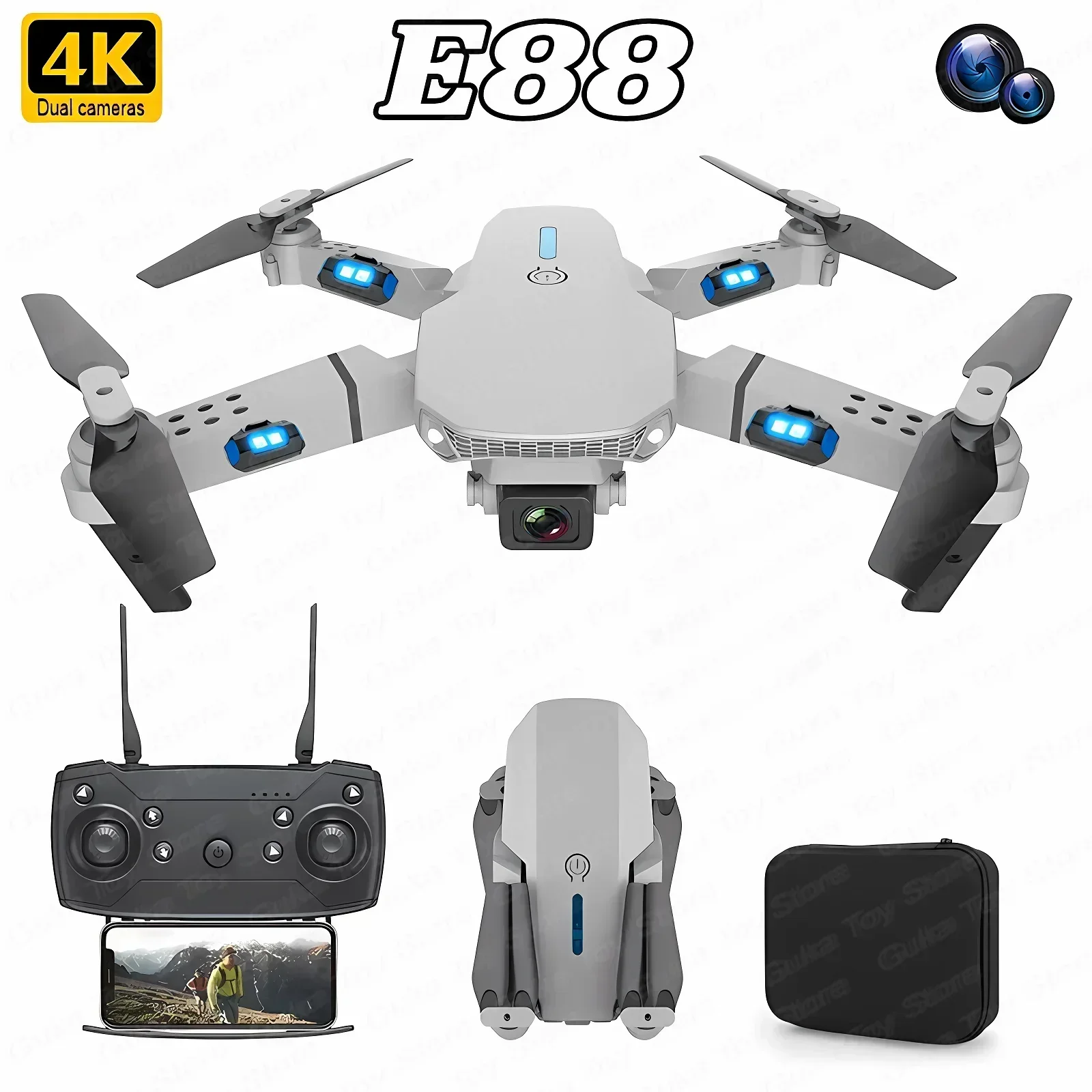 E88 Pro WiFi FPV Drone. Wide-a - Drone Rc E88 Pro recension och pris