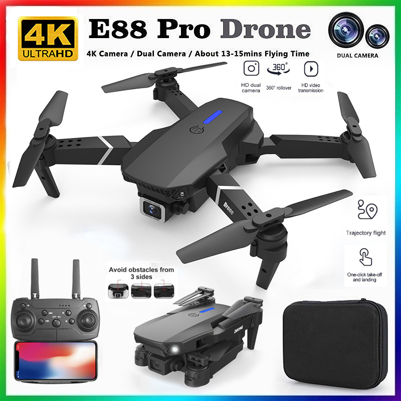 2026 NEW E88 Professional HD 4 - Drone E88 Rc Quadcopter recension och pris