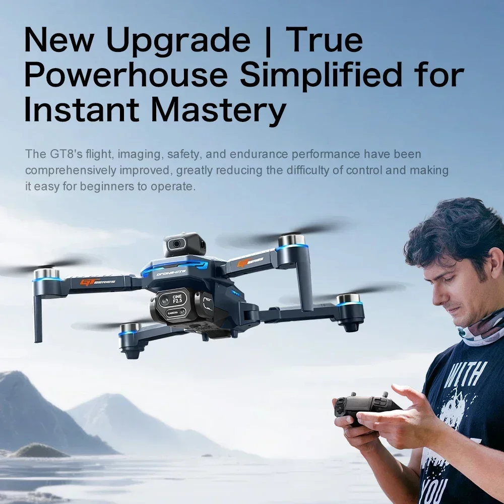 Drone 4K HD GT8 Camera Obstacl - Drone Top Rc recension och pris