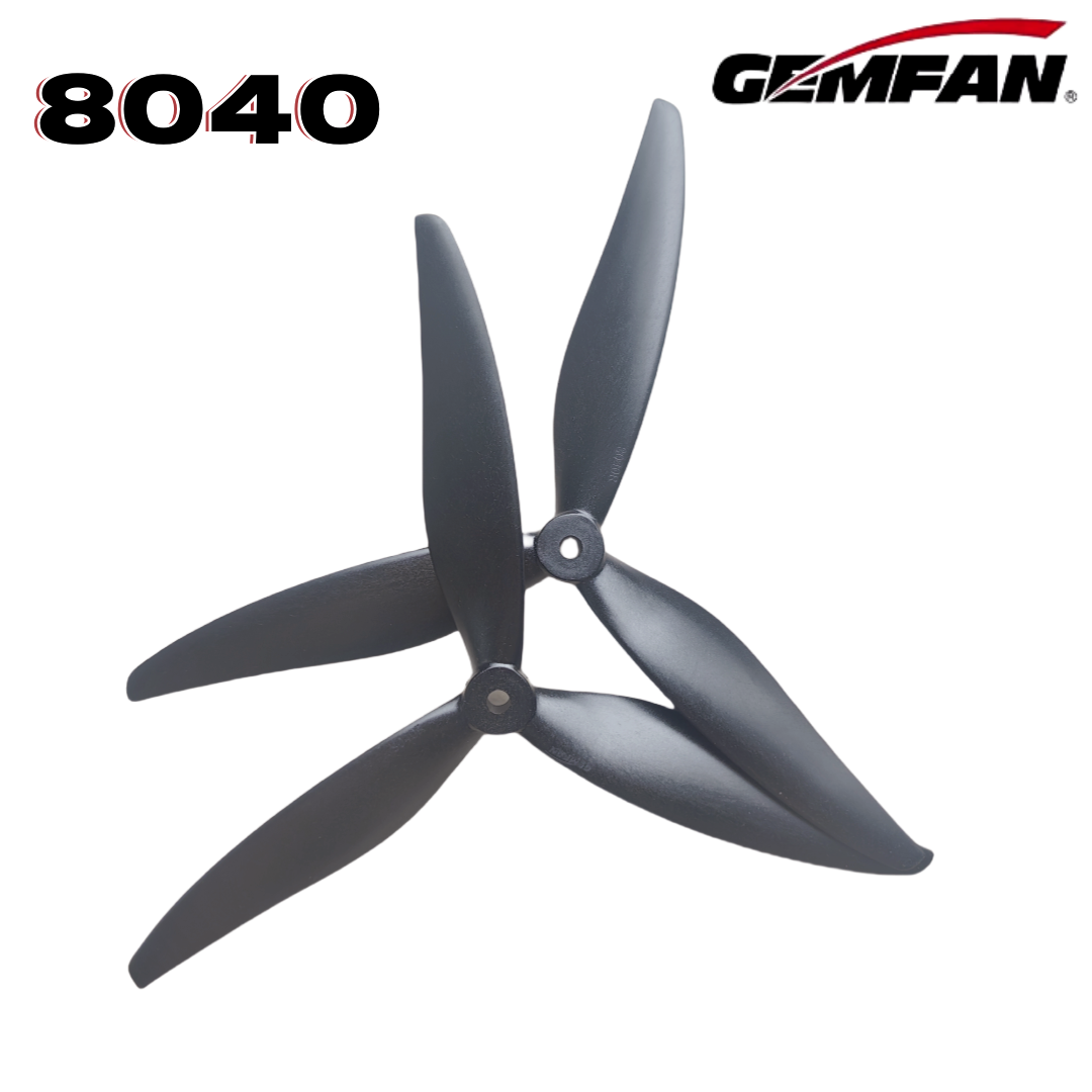 Gemfan 8040 8X4X3 3-blade 8-in - Rc Motor Drone recension och pris