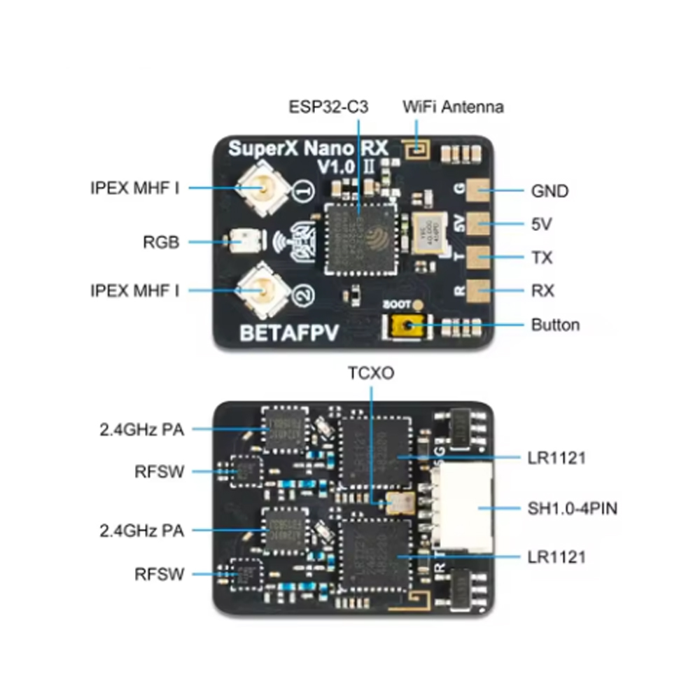 BETAFPV SuperX Gemini Xross Na - Drone Rc Frequency recension och pris
