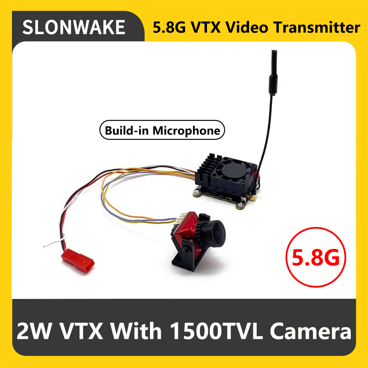 SLONWAKE 5.8G 2000mW FPV VTX T - Drone Rc Controller And Receiver recension och pris
