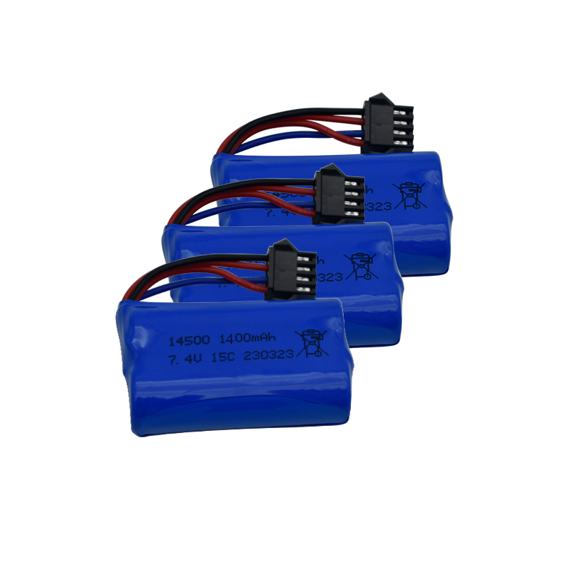 7.4V 1400mAh 14500 Lithium-Ion - Drone Rc Truck recension och pris