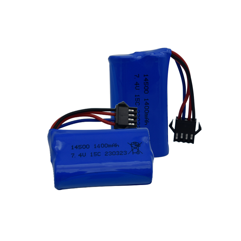 7.4V 1400mAh 14500 Lithium-Ion - Drone Rc Truck recension och pris