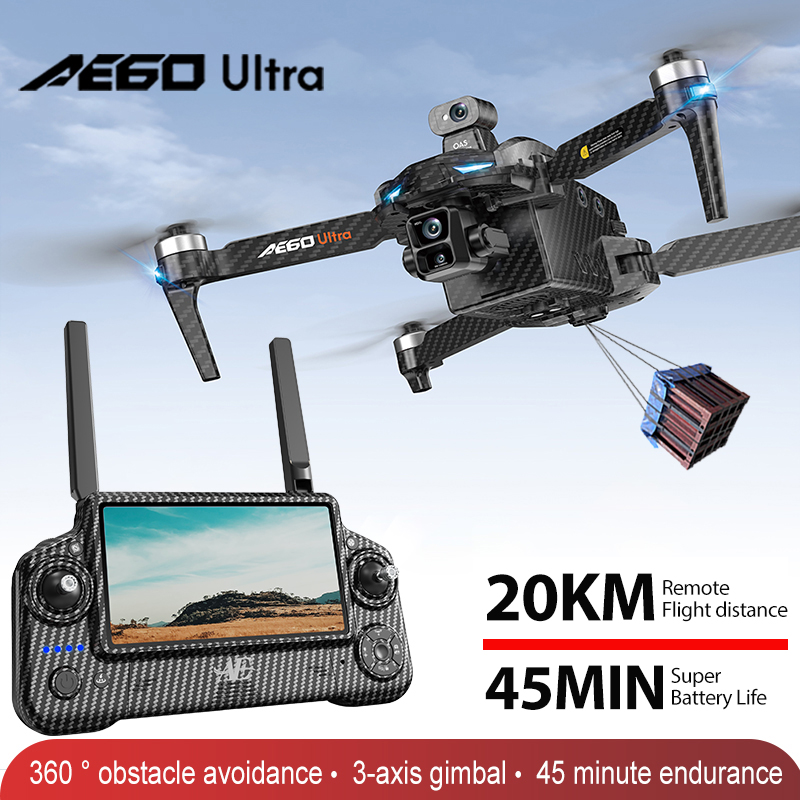AE60 GPS Drone Professional 8K - Drone Rc With Screen recension och pris