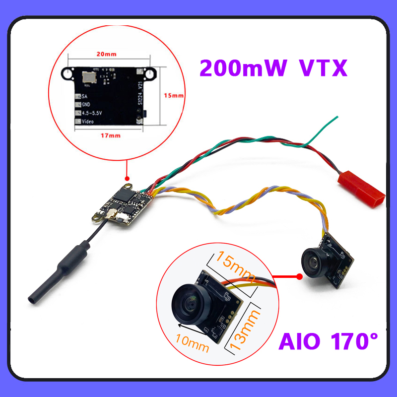 SLONWAKE 5.8G 1200TVL FPV Came - Drone Rc Controller And Receiver recension och pris
