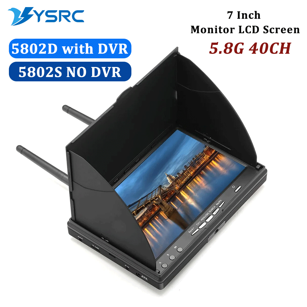 5.8G FPV DVR LS5802D 7 Inch Mo - Drone Rc With Screen recension och pris