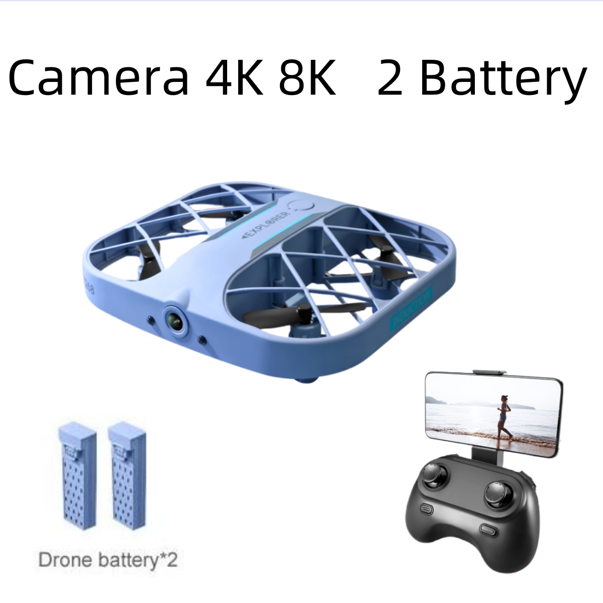 JJRC H107 FPV RC Drone with 2  - Drone Rc With Screen recension och pris